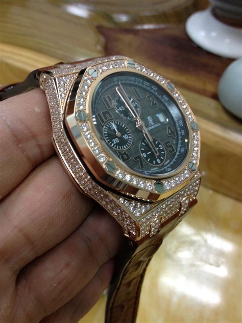 ap diamond watch fake|authentic audemars piguet.